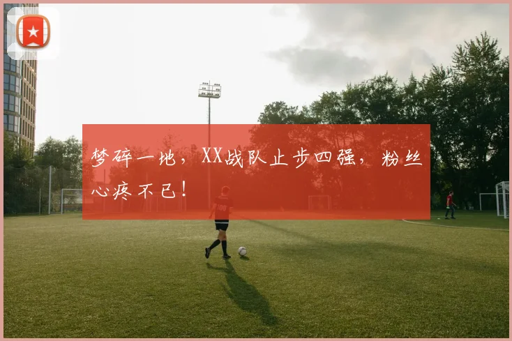 梦碎一地，XX战队止步四强，粉丝心疼不已！